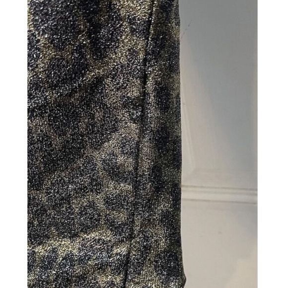 Ganni Metallic Leopard Capris *first photo is style reference only* - Picture 2 of 8